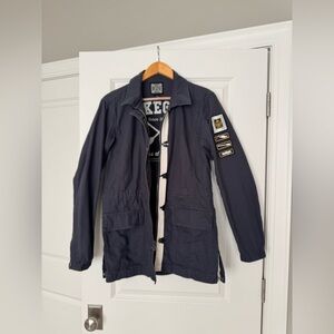 Women's Navy Military Field Jacket